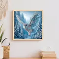 Kit peinture diamant hibou extraterrestre 30 cm – 5