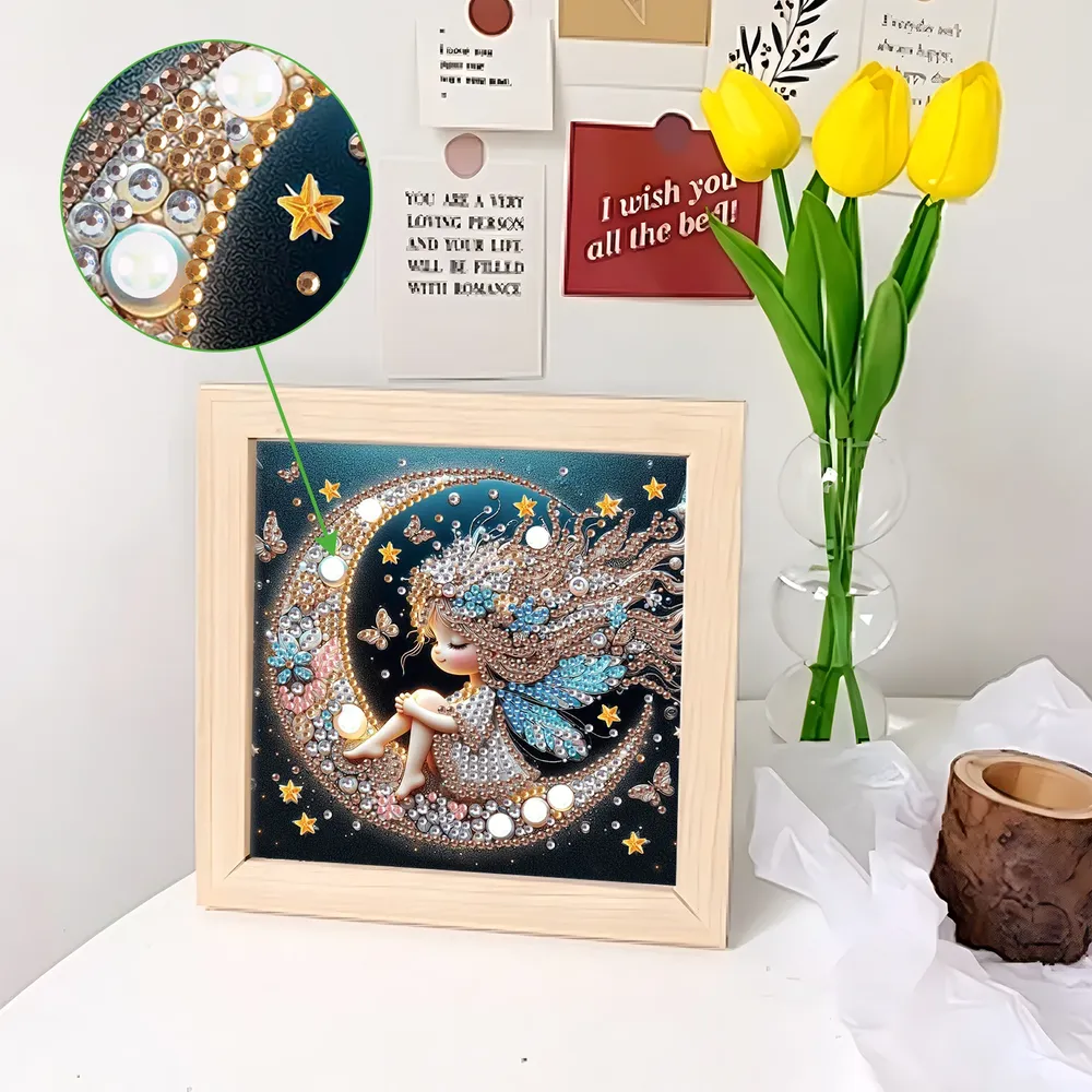 Kit peinture diamant lune forme spéciale adulte