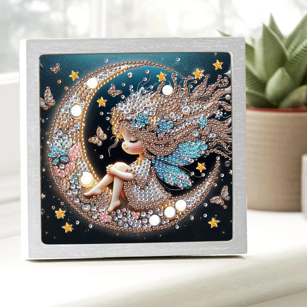 Kit peinture diamant lune forme spéciale adulte