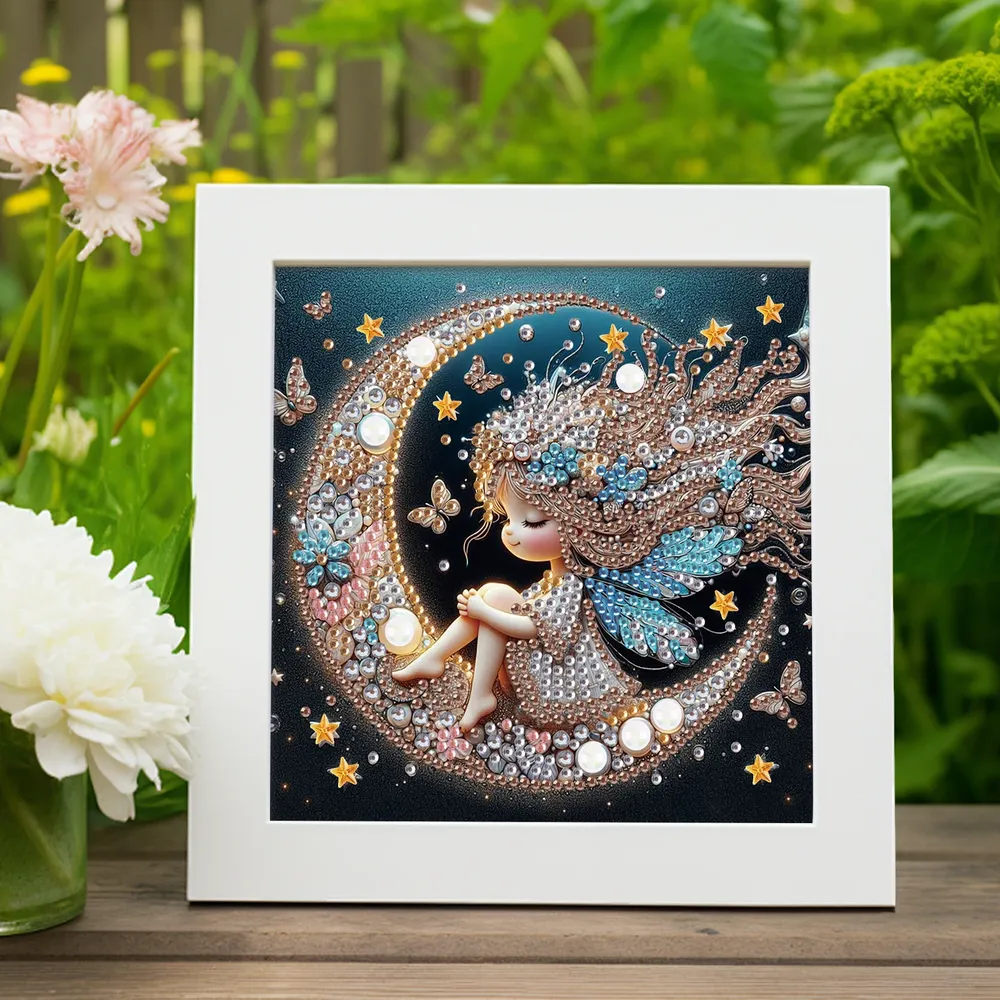 Kit peinture diamant lune forme spéciale adulte