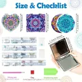 Kit peinture diamant miroir mandala forme spéciale – 2