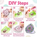 Kit peinture diamant miroir mandala forme spéciale – 5