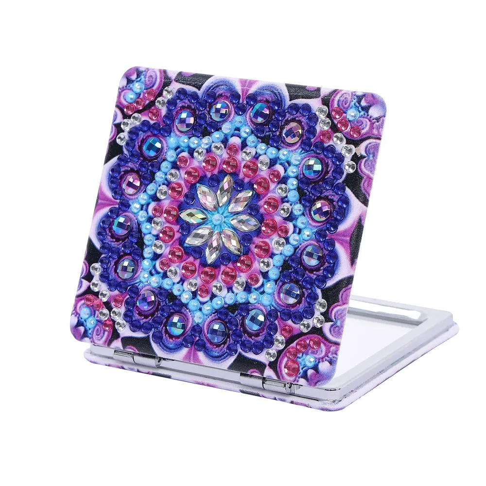 Kit peinture diamant miroir mandala forme spéciale