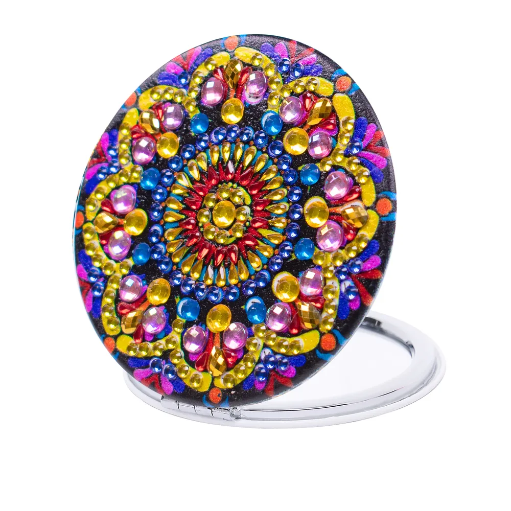 Kit peinture diamant miroir mandala forme spéciale
