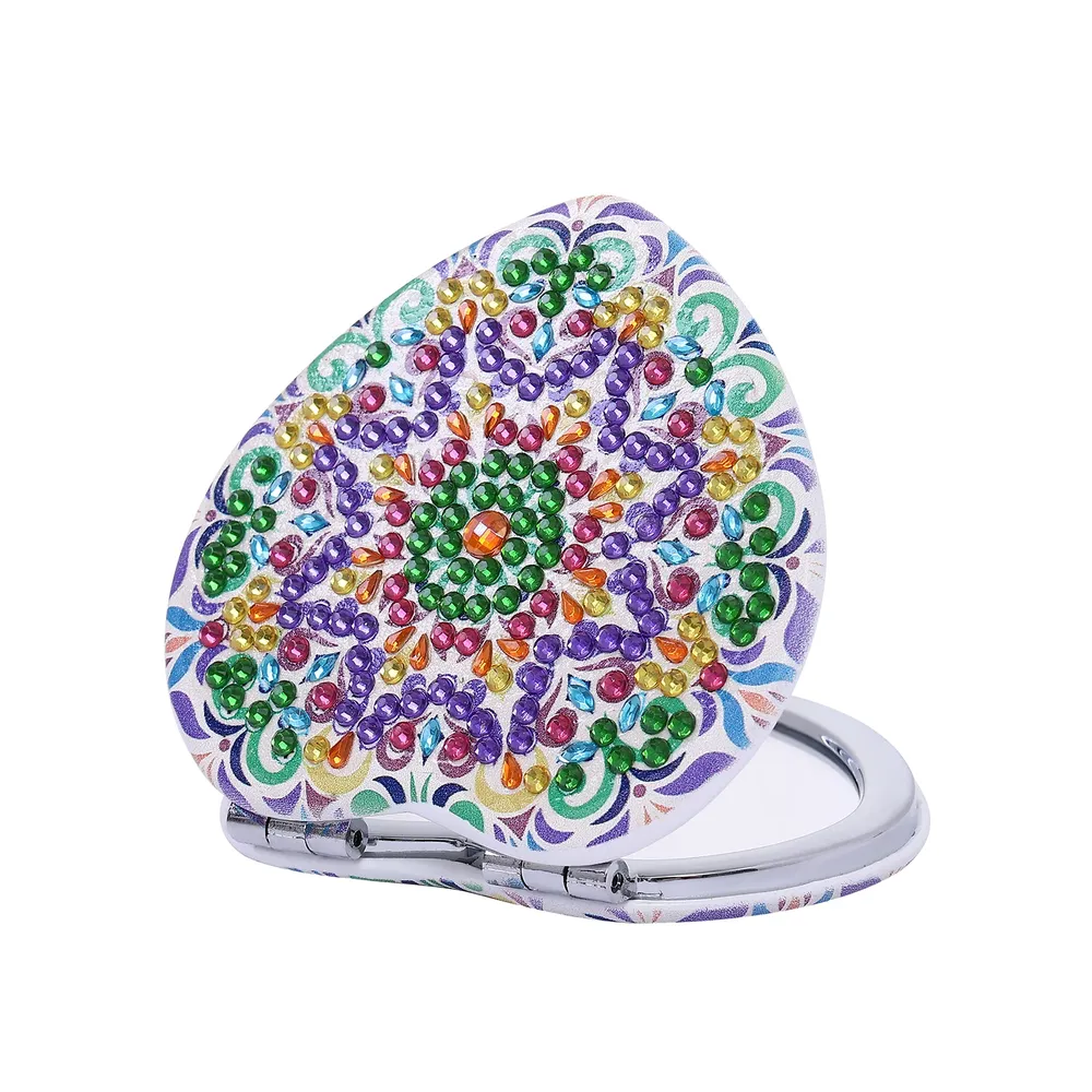 Kit peinture diamant miroir mandala forme spéciale