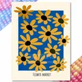 Kit peinture diamant motifs abstraits 20 à 50 cm – Couleur Bourgogne (XI-3288)