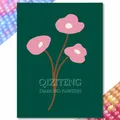 Kit peinture diamant motifs abstraits 20 à 50 cm – Couleur Transparent (XI-3299)