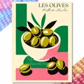 Kit peinture diamant motifs abstraits 20 à 50 cm – Couleur vert clair (XI-3295)