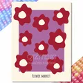 Kit peinture diamant motifs abstraits 20 à 50 cm – Couleur Violet (XI-3289)