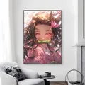 Kit peinture diamant Nezuko 20x25 à 50x70 cm – Couleur Jaune (02)