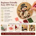 Kit peinture diamant Noël 20x20 cm avec chaîne – 5