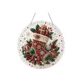 Kit peinture diamant Noël 20x20 cm avec chaîne – Color Christmas stocking