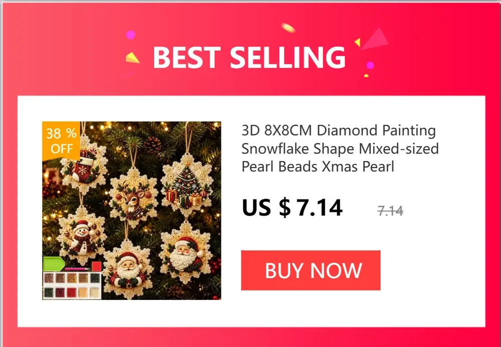 Kit peinture diamant Noël 20x20 cm avec chaîne