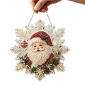 Kit peinture diamant Noël 20x20 cm avec chaîne – Color santa claus