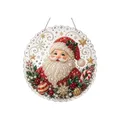 Kit peinture diamant Noël 20x20 cm avec chaîne – Color Santa Claus