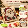 Kit peinture diamant Noël avec cadre 20x20cm – 4
