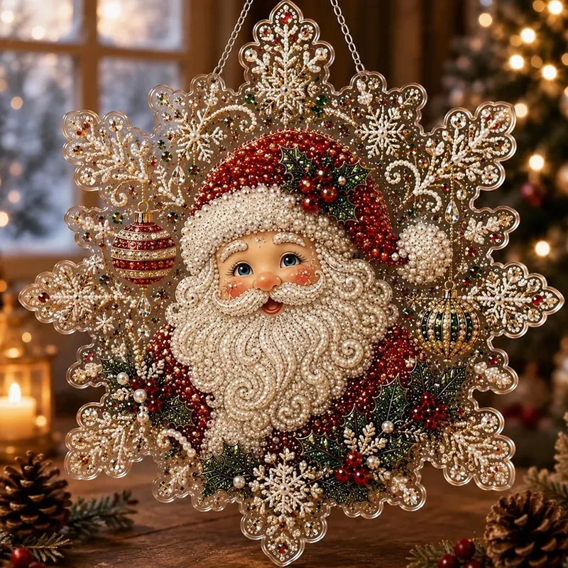 Kit peinture diamant Noël suspendu