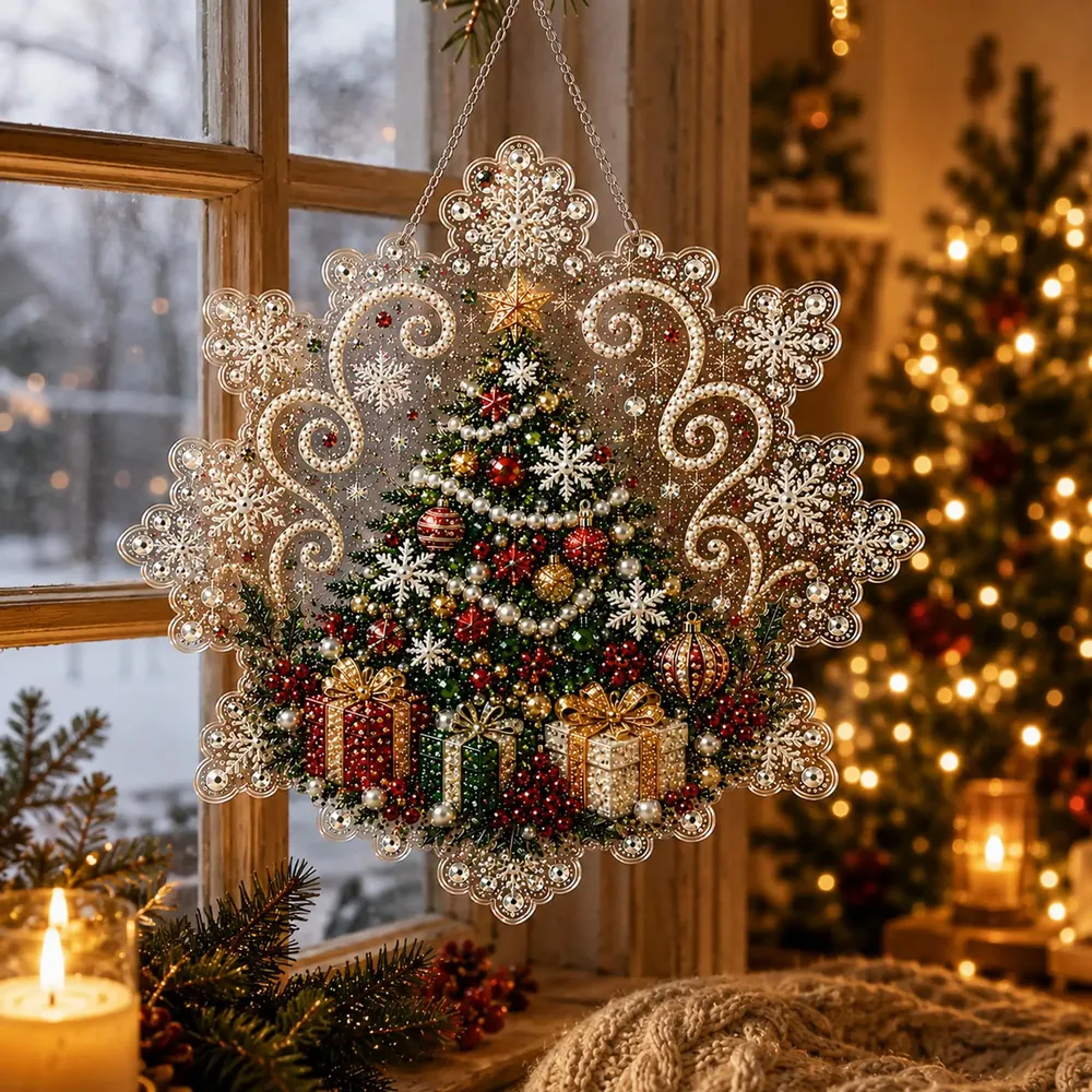 Kit peinture diamant Noël suspendu