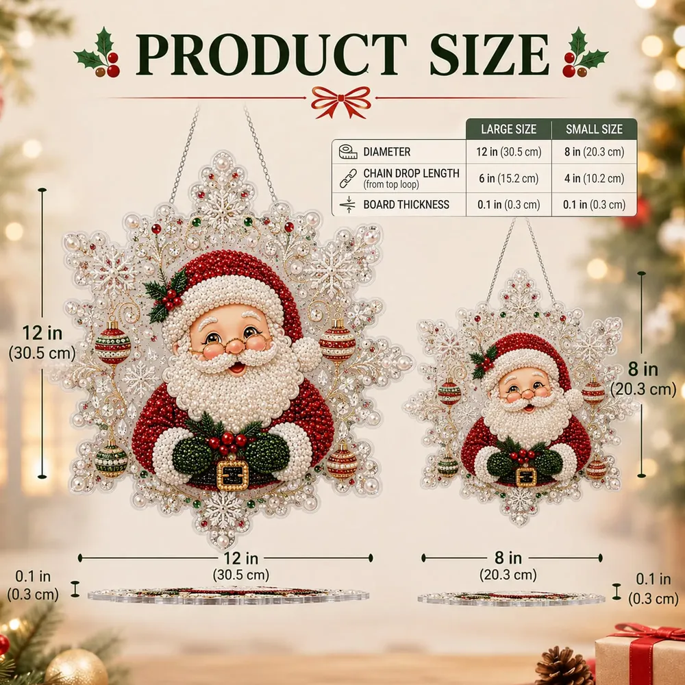Kit peinture diamant Noël suspendu