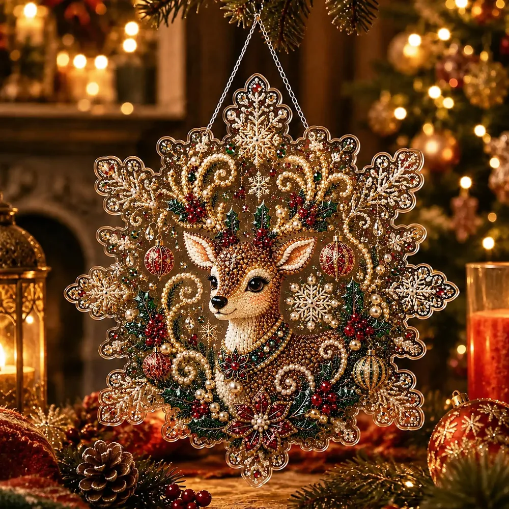 Kit peinture diamant Noël suspendu
