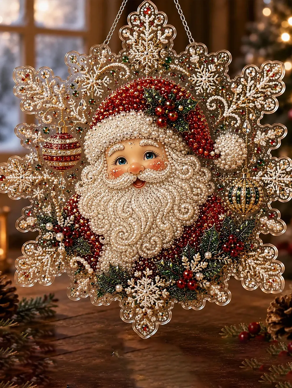 Kit peinture diamant Noël suspendu