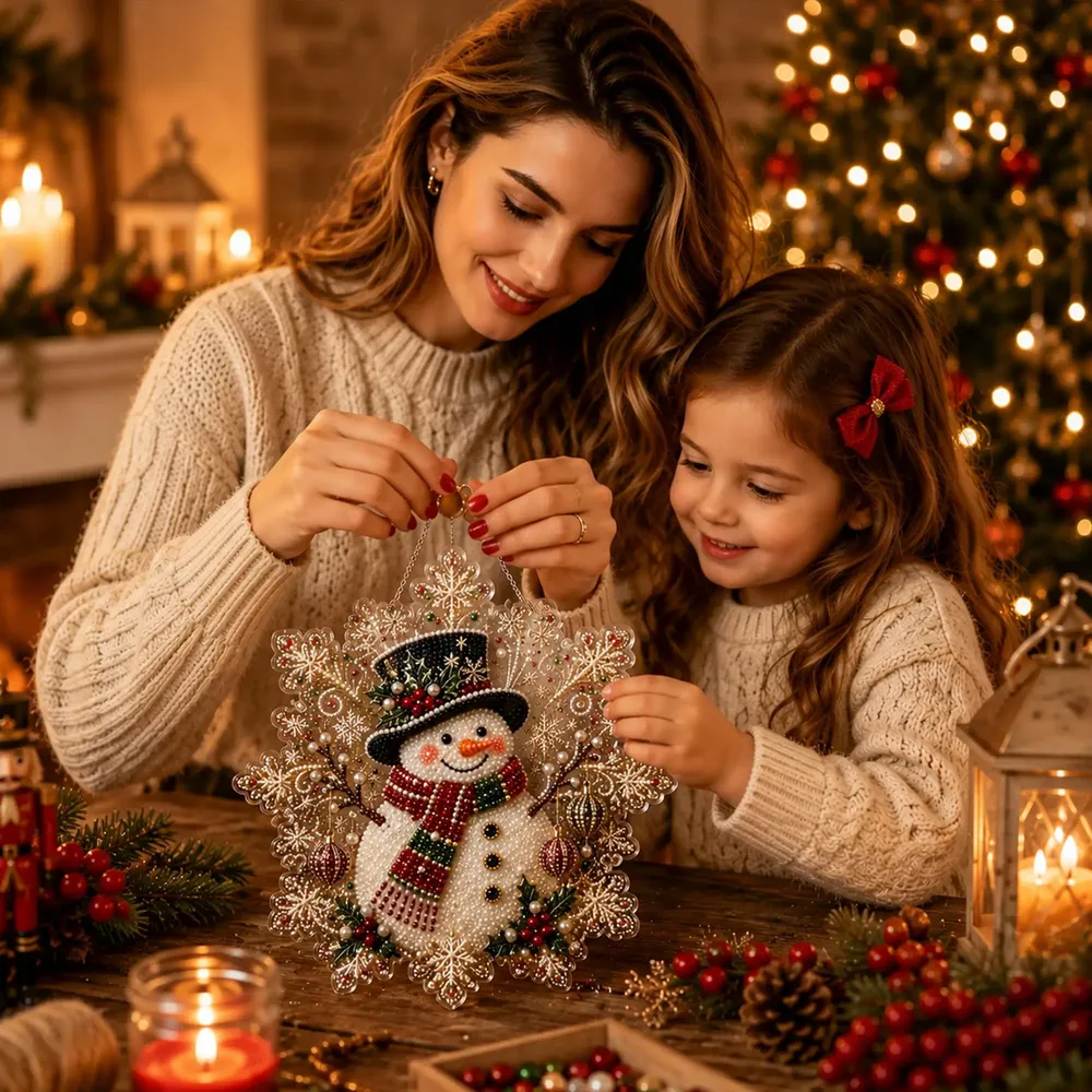 Kit peinture diamant Noël suspendu