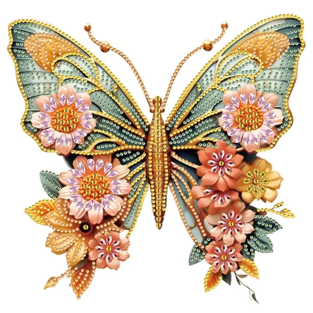 Kit peinture diamant papillon 30x30 cm