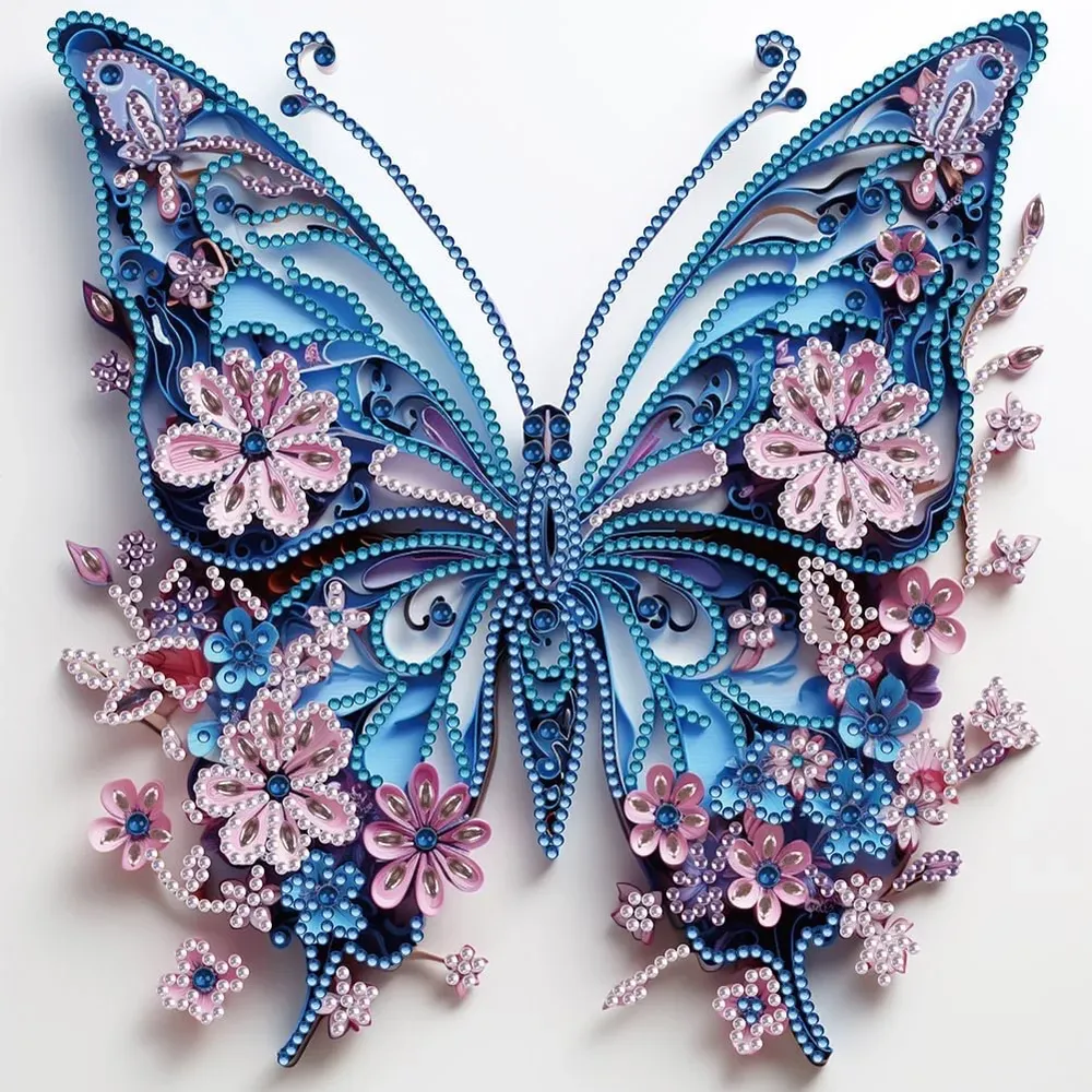 Kit peinture diamant papillon 30x30 cm