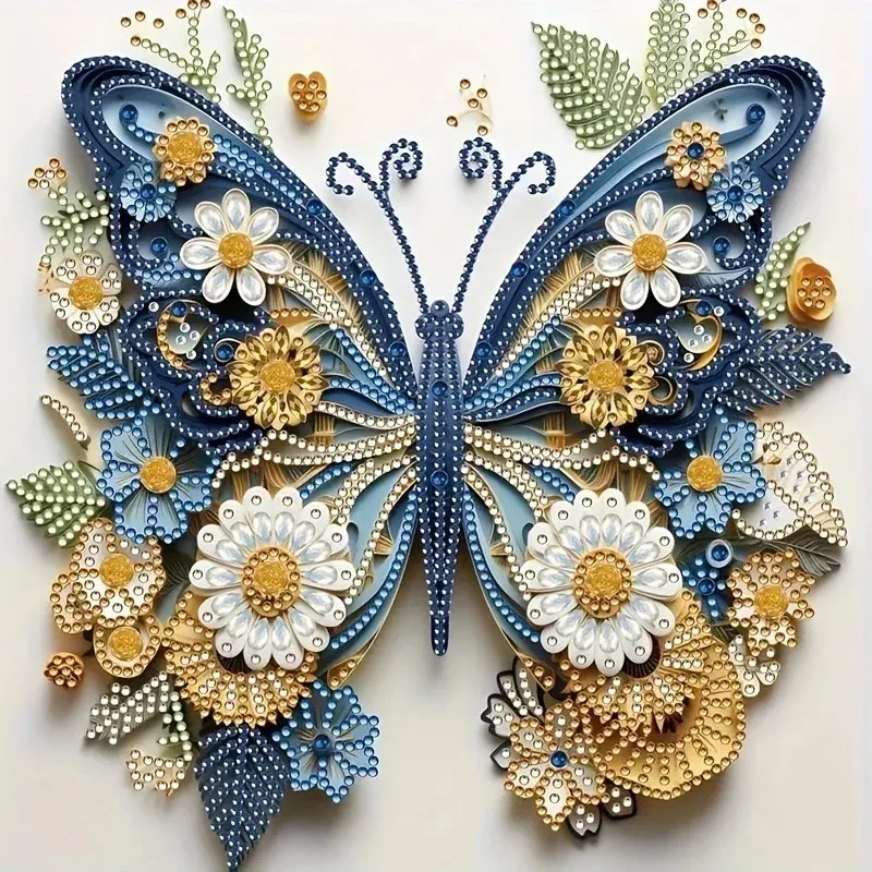 Kit peinture diamant papillon 30x30 cm