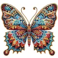 Kit peinture diamant papillon 30x30 cm – Couleur Violet (05)