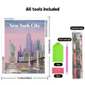 Kit peinture diamant paysage personnalisé 30 à 70 cm – 2