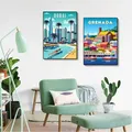 Kit peinture diamant paysage ville 20 à 50 cm – 3