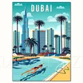 Kit peinture diamant paysage ville 20 à 50 cm – Couleur FDX5486