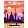 Kit peinture diamant paysage ville 20 à 50 cm – Couleur FDX5491