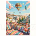 Kit peinture diamant paysage ville 20 à 50 cm – Couleur FDX5495