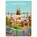 Kit peinture diamant paysage ville 20 à 50 cm – Couleur FDX5498