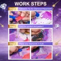 Kit peinture diamant personnalisable 5D carré ou rond – 3