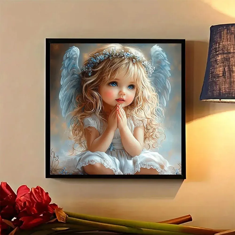 Kit peinture diamant Petit Ange 20 à 50 cm