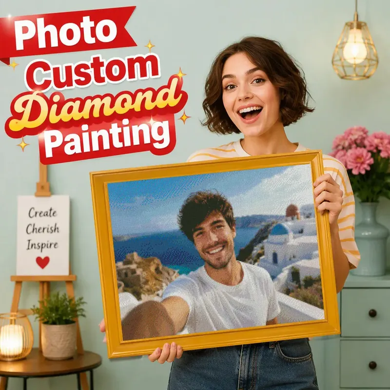 Kit peinture diamant photo 20 à 80 cm