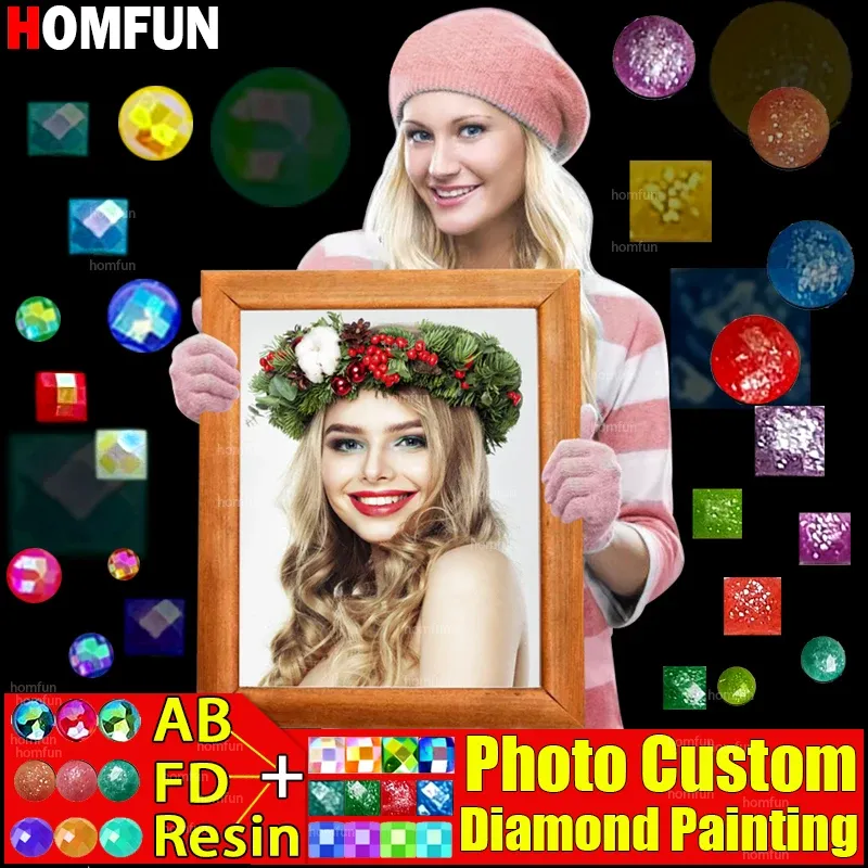 Kit peinture diamant résine AB et poussière de fée 5D