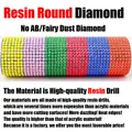 Kit peinture diamant résine AB et poussière de fée 5D – Couleur Resin Round Drill