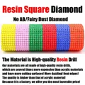 Kit peinture diamant résine AB et poussière de fée 5D – Couleur Resin Square Drill