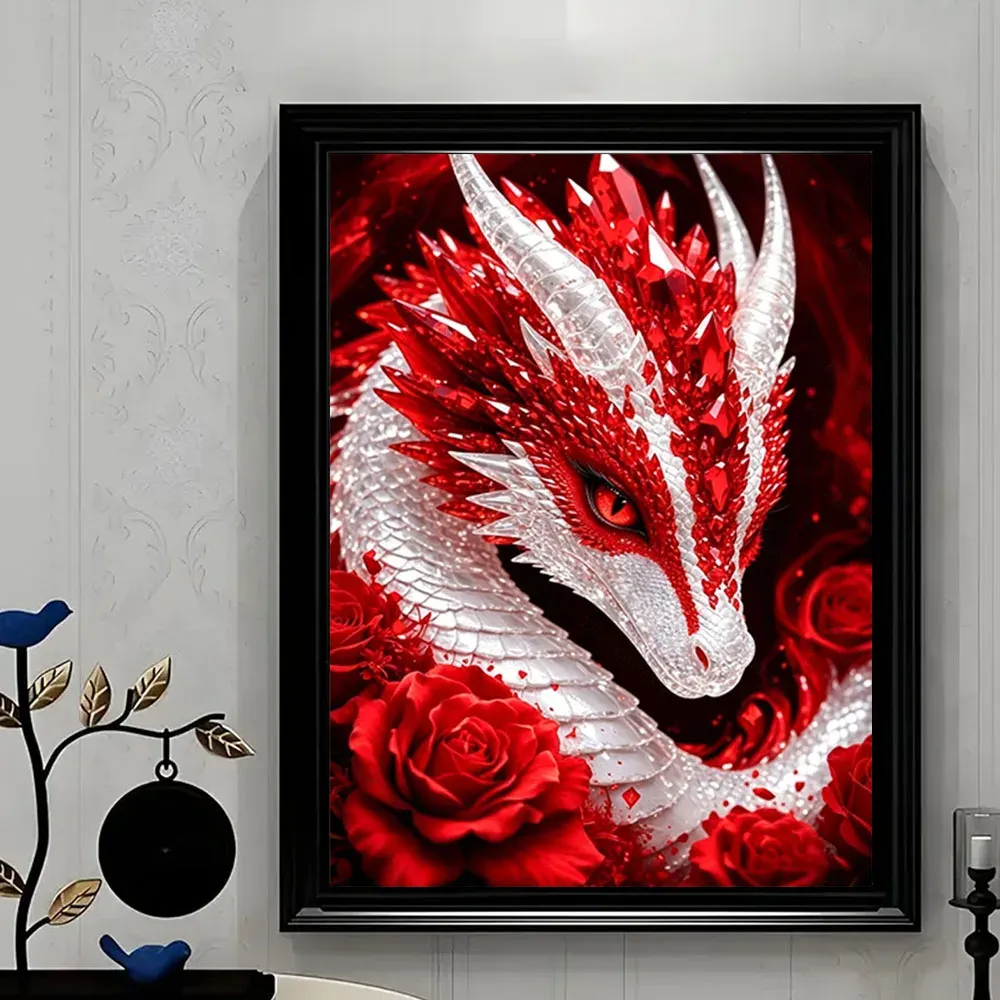 Kit peinture diamant Roi Dragon 20 à 50 cm
