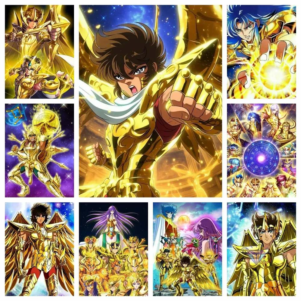 Kit peinture diamant Saint Seiya 30x40 à 50x70 cm