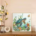 Kit peinture diamant tortue fleur 5D – 5
