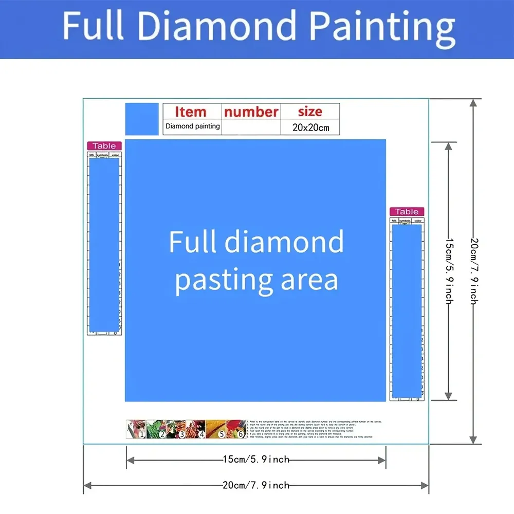 Kit peinture diamant vache café 20x20cm à 50x50cm rond