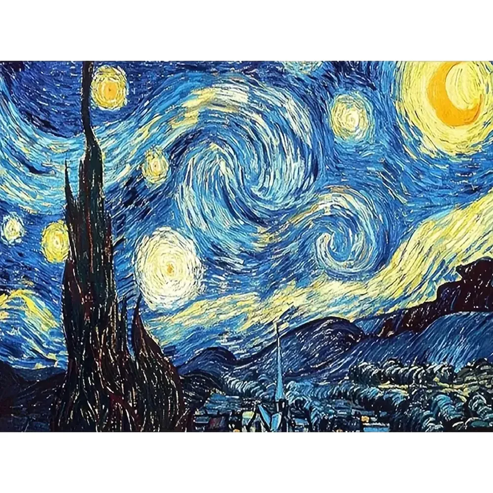 Kit peinture diamant Van Gogh ciel étoilé plusieurs tailles