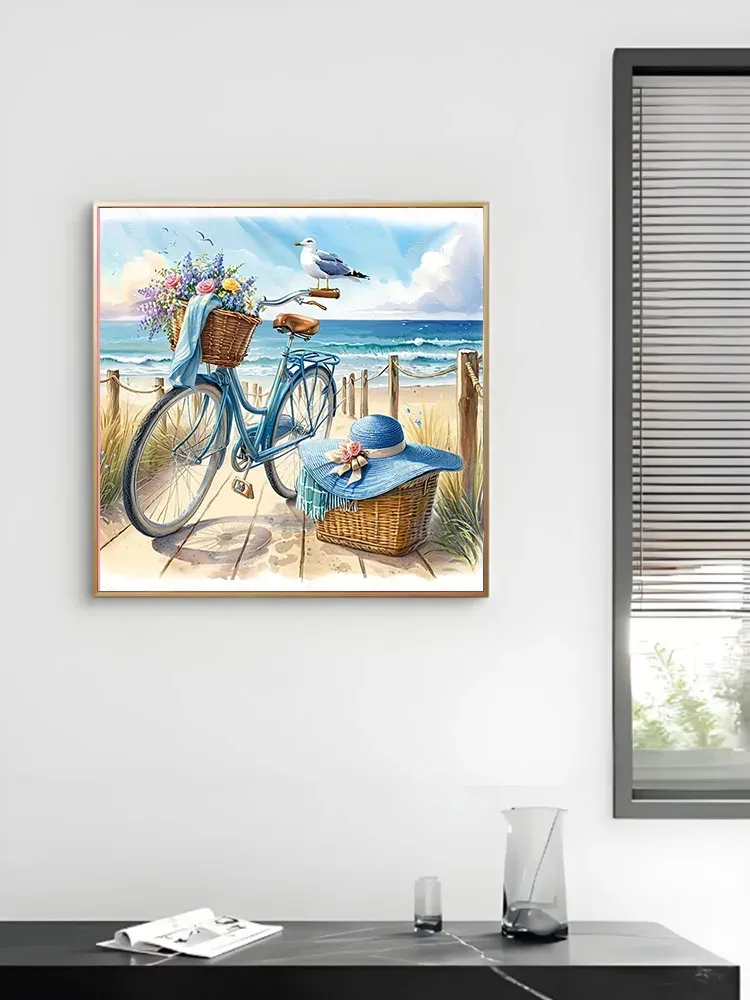 Kit peinture diamant vélo 20x20 à 50x50 cm