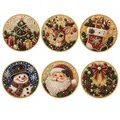 Kit peinture Noël 6 pièces décorations à suspendre – Couleur 1 Set