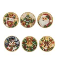 Kit peinture Noël 6 pièces décorations à suspendre – Couleur 1 Set